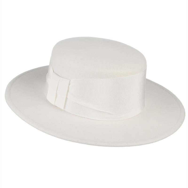 100% Wool White Autumn Winter  - Fedora Hat Wool recension och pris