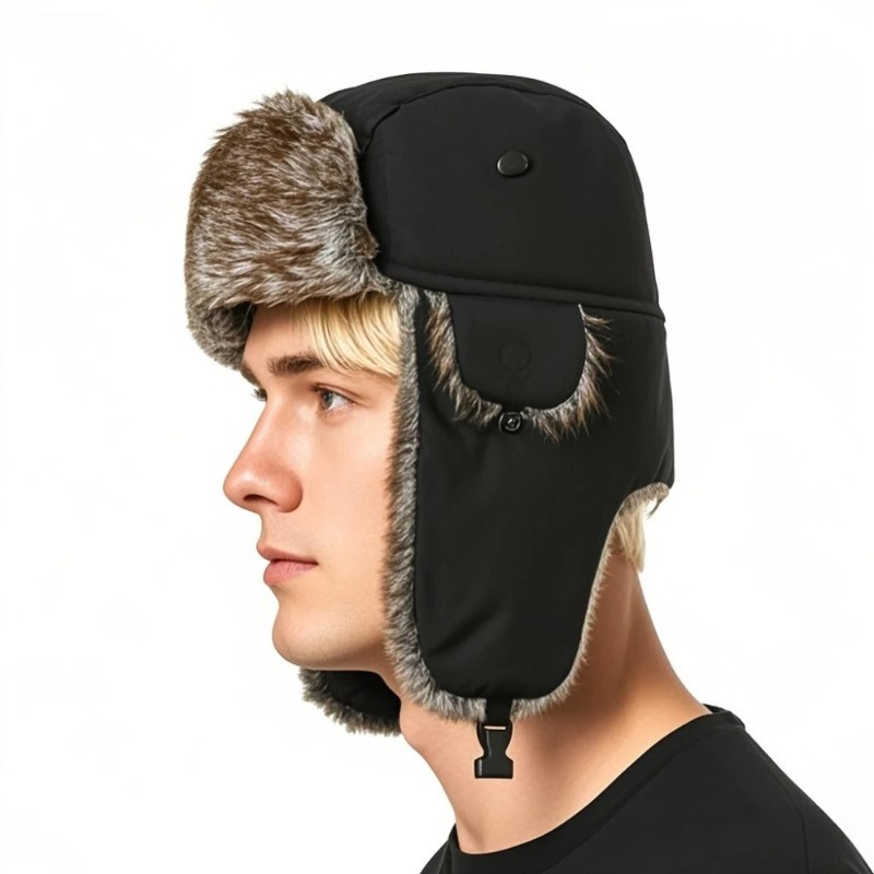 Winter Russian Ushanka Hat Men - Winter Trapper Hat recension och pris