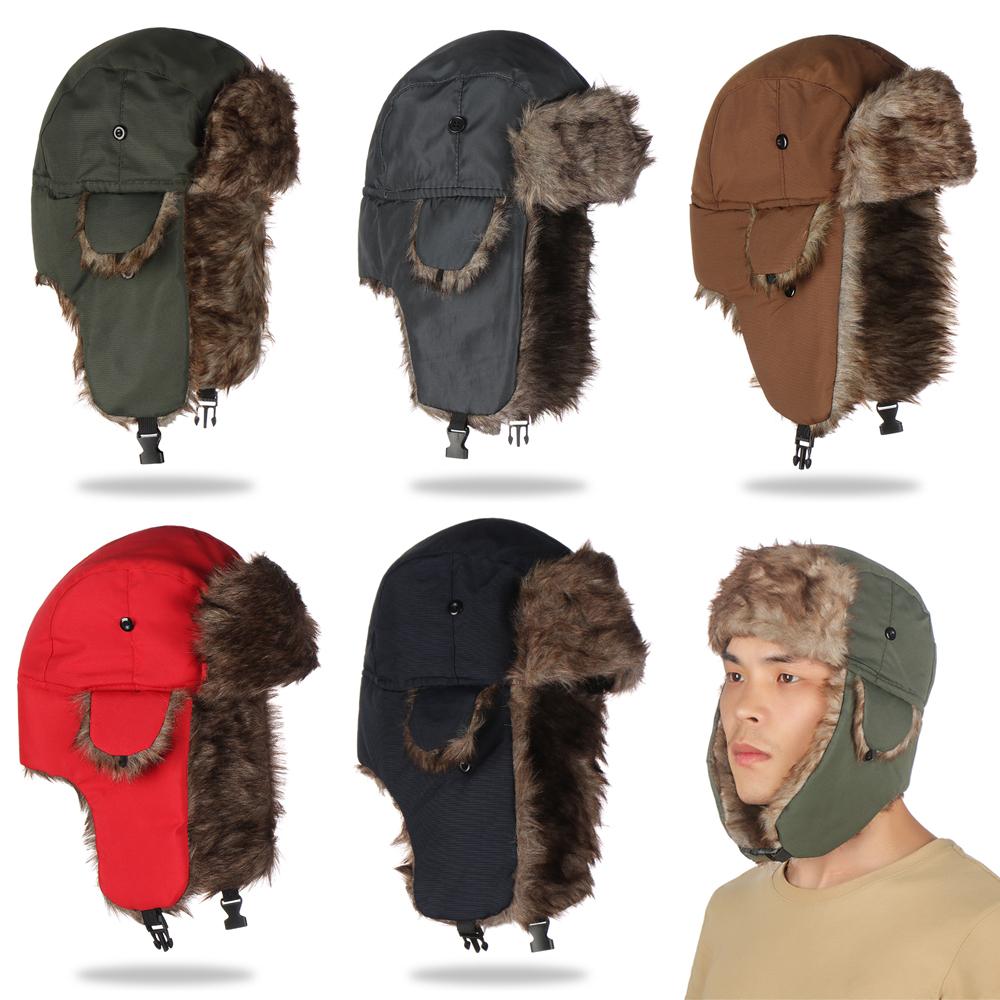 Warm Winter Fur Earflap Ski Ha - Winter Trapper Hat recension och pris