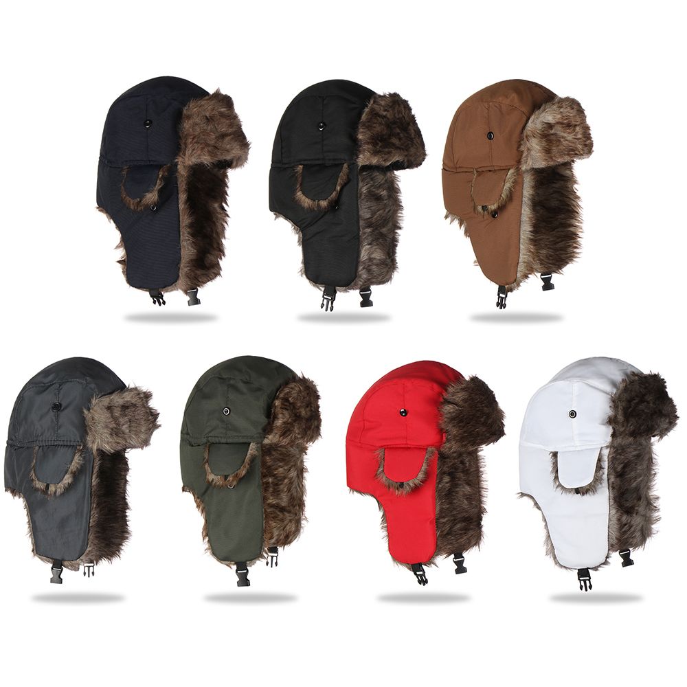 Warm Winter Fur Earflap Ski Ha - Winter Trapper Hat recension och pris