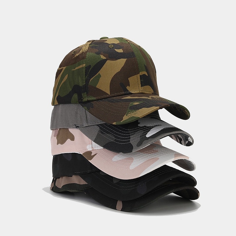 Woodland Camouflage Baseball C - Dad Hat Cotton recension och pris