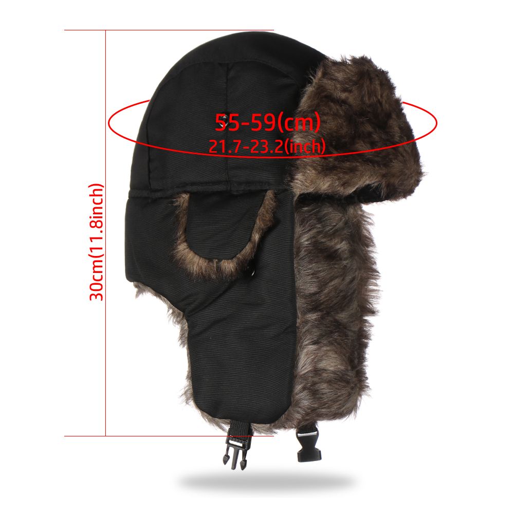 Warm Earflap Trapper Ski Hat W - Winter Trapper Hat recension och pris