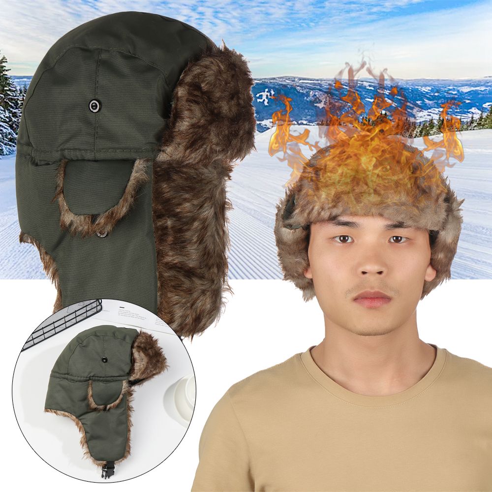 Warm Earflap Trapper Ski Hat W - Winter Trapper Hat recension och pris